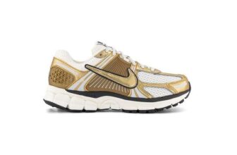 Nike Zoom Vomero 5 Trainers Photon Dust Metallic Gold Gridiron Sail – limited sizes 9.5, 10 & 12 UK