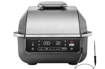 Ninja 5-in-1 Grill & Air Fryer with Thermometer