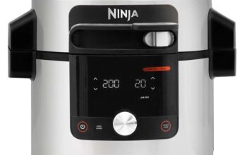 Ninja Foodi Max 15-in-1 SmartLid Multi-Cooker With Digital Probe, Electric Pressure Cooker, Air Fryer, 2-Tier Rack, Dishwasher-Safe, 7.5L