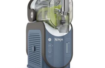 Ninja SLUSHi Frozen Drink Maker 5 Pre-Sets, Blue Certified – Refurbished FS301UK, w/code ninjakitchen