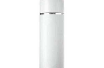 Ninja Thirsti Water Bottle and Flask 700 ML With Leak-Proof Lid, Designed For Carbonated, Hot & Cold Drinks – White / Mint