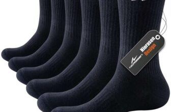 Niorasen Cushioned Sports Socks for Men & Women, Combed Cotton Running Socks, Seamless Crew Gym Socks – SB Niorasen Direct – UK / FBA