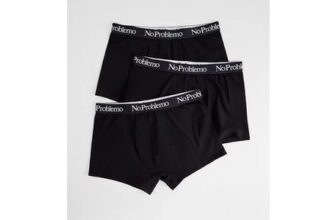 No Problemo Black Boxer Briefs