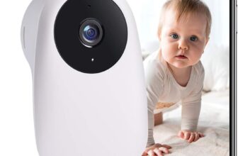 Nooie Baby Monitor WiFi, 2K Baby Monitor with Camera and Night Vision Video Baby monitor, Baby Camera with Motion/Sound Detection, Remote APP Control, Two Way Audio, Work with Alexa, Cloud/SD Storage