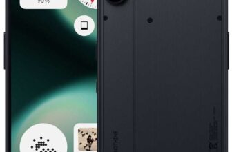 Nothing Phone (3a) Lite 5G 128GB AI Phone – Black/White 6.77 inch flexible AMOLED display. NFC