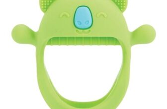 Nuby Silicone Mini Wrist Teether Easy Grip BPA-Free Suitable from 3