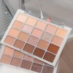 Nude Eyeshadow Palette 20 Colours Brown Nude Eye Shadows Palette For Women Long Lasting Shimmer Matte Natural Eyeshadow Make-Up Palettes Waterproof Blendable Brown Eyeshadow Palette