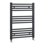 Nuie Anthracite Straight Ladder Rail 700 X 500mm