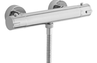Nuie Chrome Bar Shower Thermostatic Valve