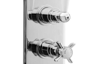 Nuie Chrome Twin Thermostatic Shower Valve