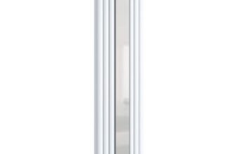 Nuie Revive High Gloss White Double Panel Radiator with Mirror 1800 X 499mm