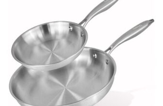 Nuovva Stainless Steel Frying Pan Set