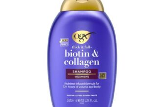 OGX Biotin and Collagen Volumising Shampoo for Fine Hair Sulfate-Free