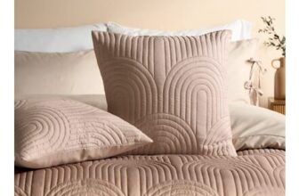 OHS Arches Quilted Cushion Covers – Natural