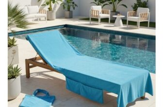 OHS Beach Towel in a Bag Sea Blue