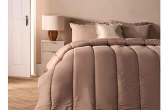 OHS Coverless Duvet Set with Pillowcase, 10.5 TOG, Quilted