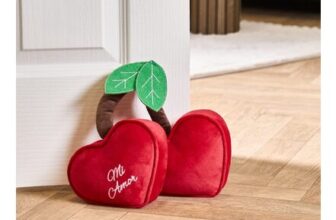 OHS Heart Cherry Doorstop – Red