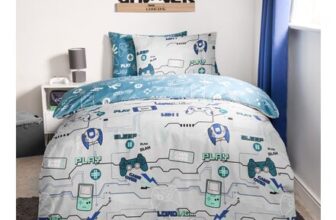 OHS Kids Gaming Console Print Reversible Duvet Cover Set