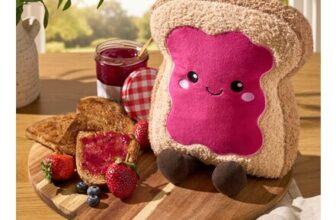 OHS Rosie The Jam Toast Cushion – Hot Pink/Natural