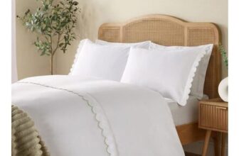 OHS Scallop Edge Duvet Cover Set