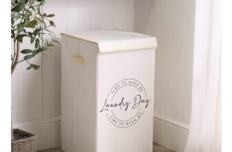 OHS Slogan Laundry Basket Beige