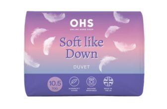 OHS Soft like down 10.5 Tog Duvet – White