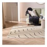 OHS Tufted Contour Rug Non Slip Soft Modern Carpet 160 X 230cm