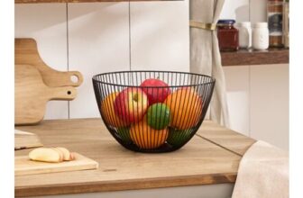 OHS Wire Fruit Basket – Black