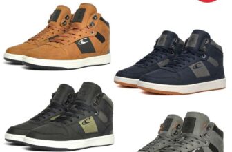 ONeill Mens Antilope Hills Mid Trainers (4 Colours / Sizes 7-11) – With Code