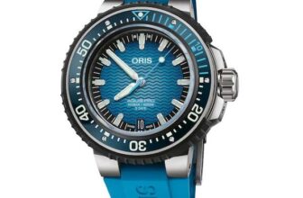 ORIS Aquis Pro 4000m 49.5mm Mens Dive Watch – Blue