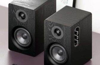 Oakcastle BK100 60W Bluetooth Bookshelf ACTIVE Speakers HDMI ARC, Usb, Optical (Certified Refurbished) Sold By Thorness Outlet