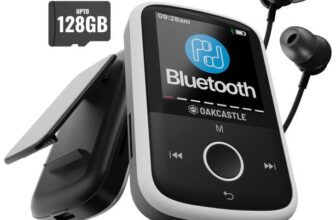 Oakcastle Bluetooth MP3 Music Player 16GB Internal Memory, Expandable by 128GB 34 Hours Battery Life – Sold By iZilla/FBA – V/Price