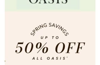 Oasis Spring Savings Sale – up to 50% off on All Oasis Items