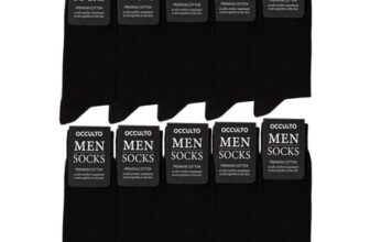 Occulto Men Black Socks Pack of 10