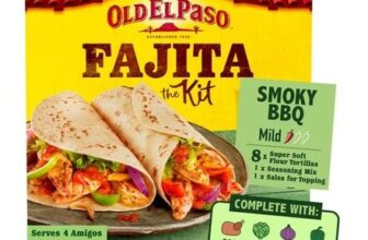 Old El Paso Original Smoky BBQ Sizzling Fajita Dinner Kit