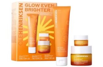 Ole Henriksen Glow Even Brighter Banana Bright Makeup Prep Set with Vitamin C