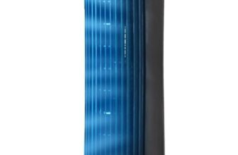 Olsen & Smith Tower Fan with Remote Quiet 27dB Silent Fan for Bedroom 36 Inch Standing Fan 4-Speed 7.5m/s Oscillating Cooling Fan with 12H Timer 45W Room Fans & Cooling with 4 Speeds Black