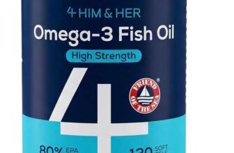 Omega 3 Capsules High Strength Fish Oil 1334mg – 120 Tablets