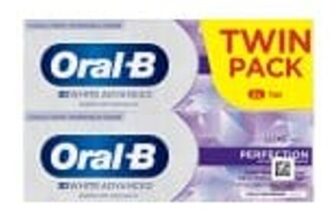 Oral-B 3D White Luxe Perfection Toothpaste Twin Pack 2x75ml