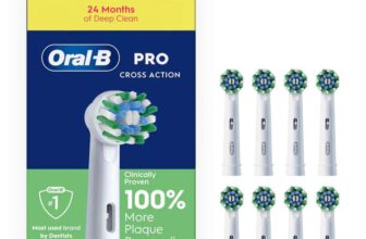 Oral-B Cross Action White Electric Toothbrush Replacement Heads 8 pack – Clubcard Price