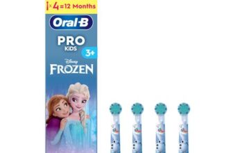 Oral-B Pro Kids Toothbrush Heads, Disney Frozen, 4-Pack, White