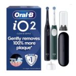 Oral-B iO2 Duo Electric Toothbrushes with 2 Heads, Case