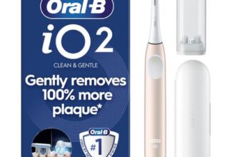 Oral-B iO2 Electric Toothbrush, Gentle Care Head, Calm Pink