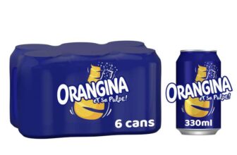 Orangina Sparkling Fruit Drink Multipack 6 x 330ml