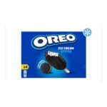 Oreo 4 Ice Cream Sticks with Oreo Cookie Pieces 4 X 90ml (360ml)