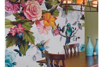 Origin Murals Hummingbird Garden Multicolour Wall Mural