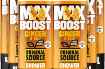 Original Source MAX BOOST Ginger & Yuzu Shower Gel 6x400ml (£8.55 or £7.65 S&S)
