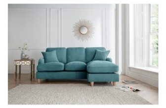 Orla Right Hand Chaise Sofa Manhattan Charcoal