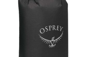 Osprey Ultralight Drysack 20 Litre Waterproof Gear Bag, Black – Free Delivery w/Code