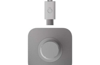 Oura Ring 4 Charger, Charging Dock & USB-C Cable, Grey Sizes 14 / 6